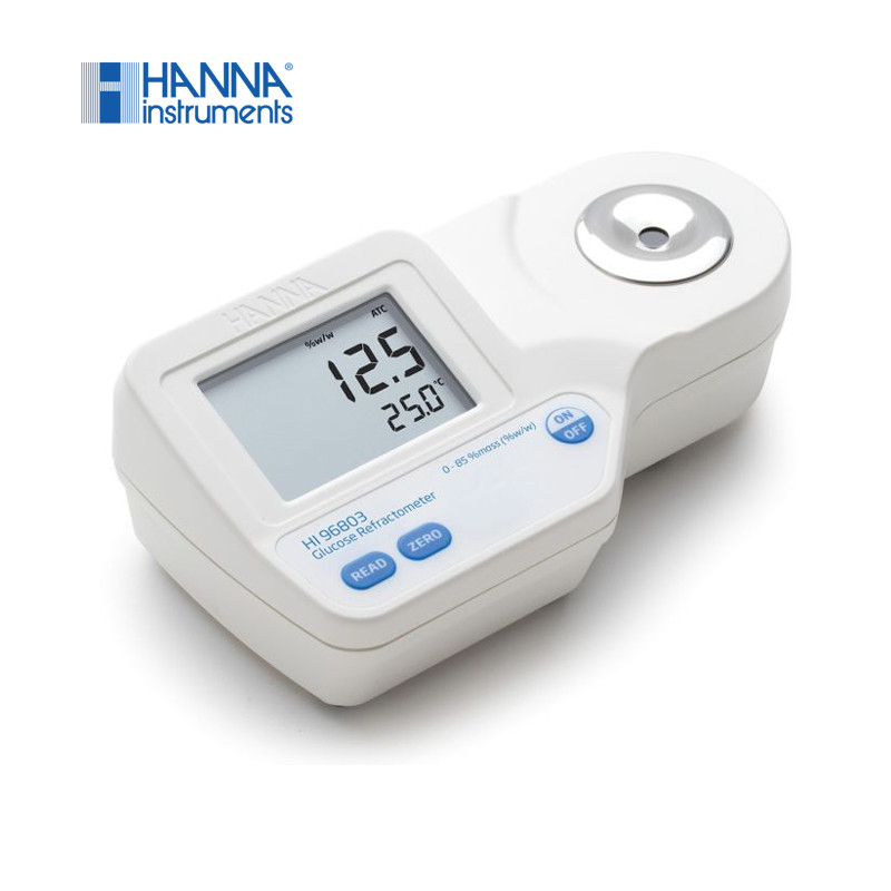 Refractómetro digital para análisis de % de glucosa por peso - HI 96803